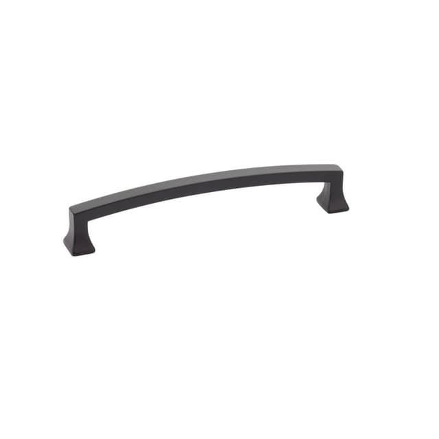 6" Menlo Park Arched Cabinet Pull, Matte Black