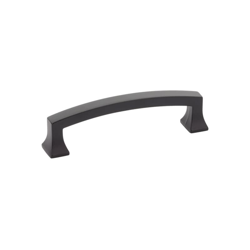 4" Menlo Park Arched Cabinet Pull, Matte Black