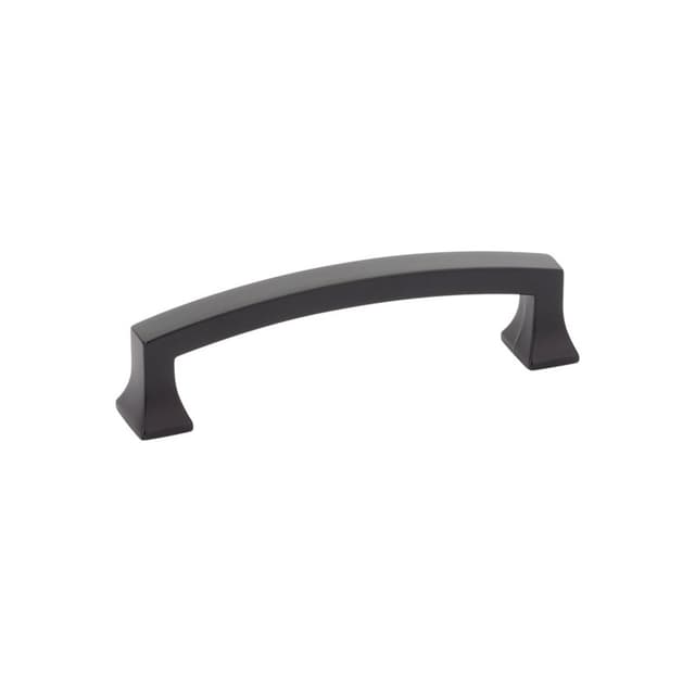 4" Menlo Park Arched Cabinet Pull, Matte Black