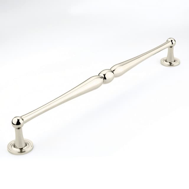15" Atherton Plain Footplate Appliance Pull, Polished Nickel