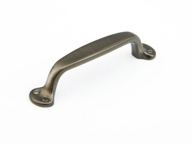 4" Country Cabinet Pull, Antique Nickel