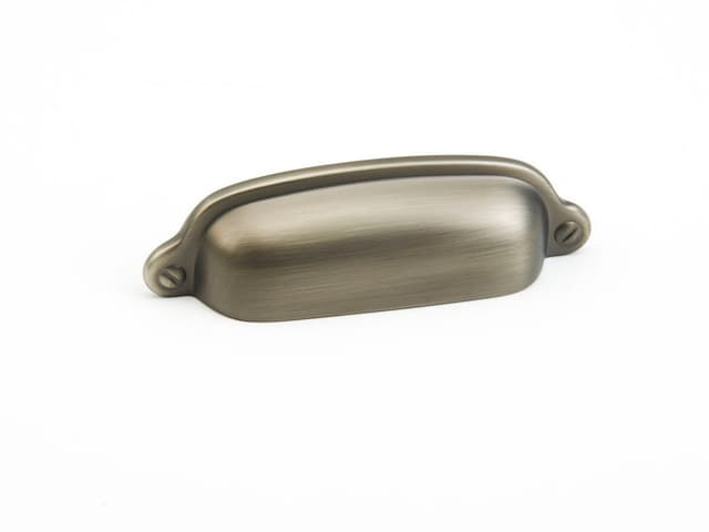 3" Country Cup Pull, Antique Nickel