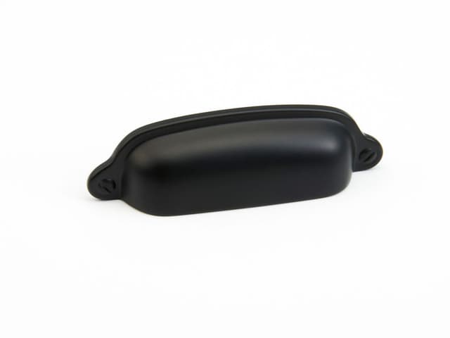 3" Country Cup Pull, Flat Black