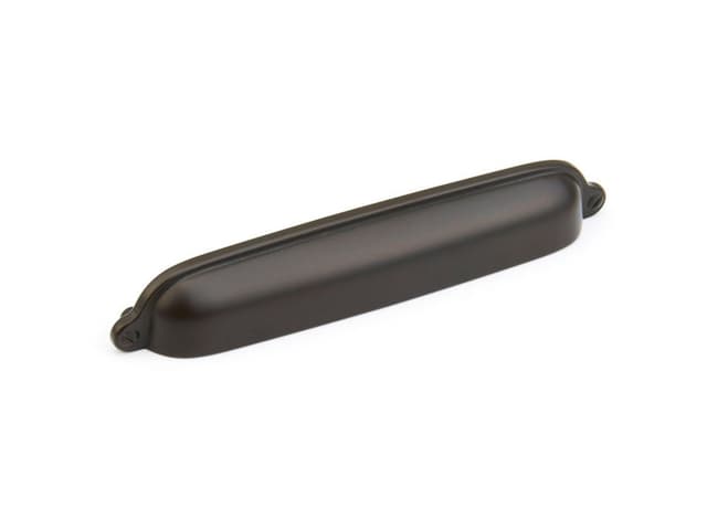 6" Country Cup Pull, Oil Rubbed Bronze