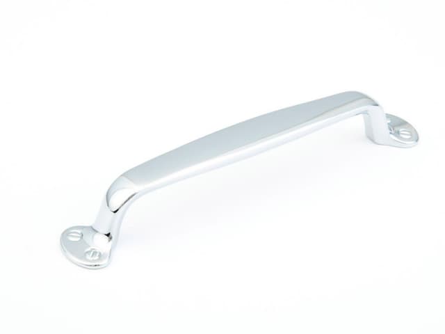 6" Country Cabinet Pull, Polished Chrome