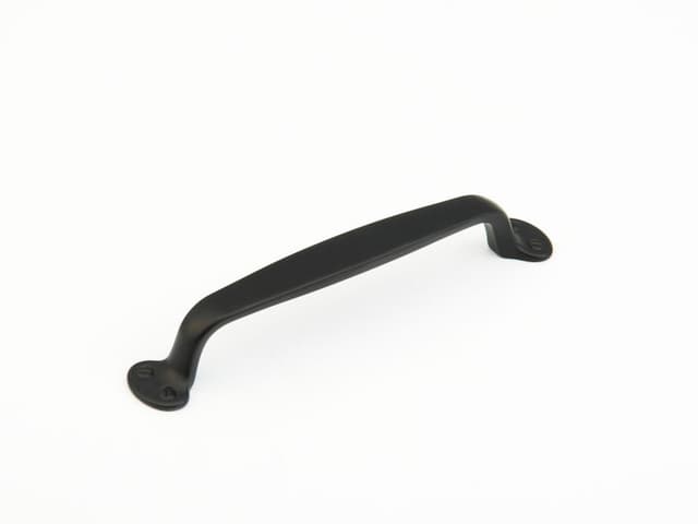6" Country Cabinet Pull, Flat Black