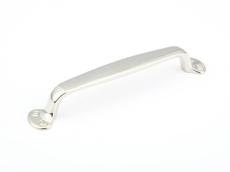 6" Country Cabinet Pull, Polished Nickel