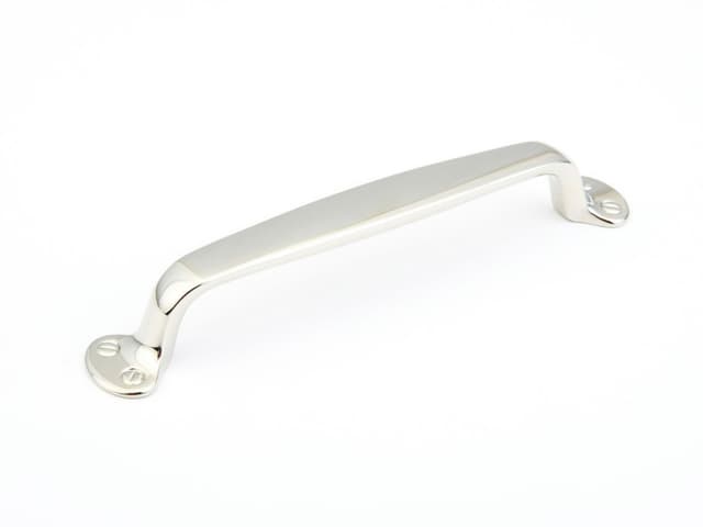 6" Country Cabinet Pull, Polished Nickel