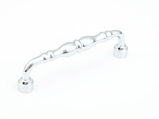 6" Colonial Cabinet Pull, Polished Chrome