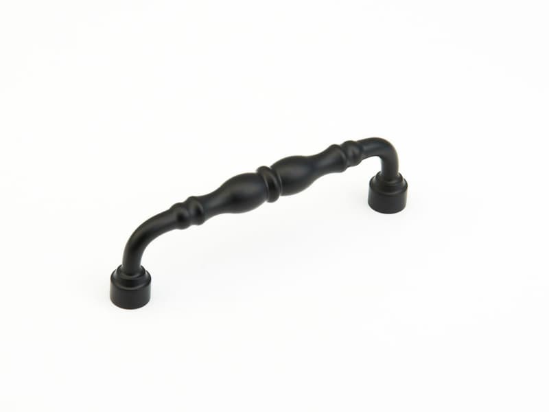 6" Colonial Cabinet Pull, Flat Black