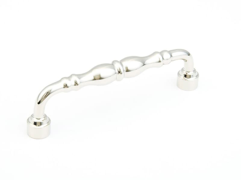 6" Colonial Cabinet Pull, Polished Nickel