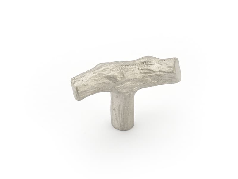 2" Mountain Cabinet Knob, Antique Silver