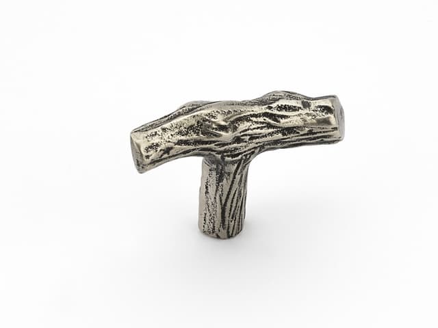 2" Mountain Cabinet Knob, Italian Nickel