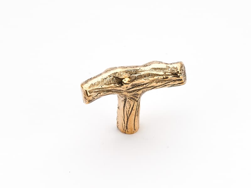 2" Mountain Cabinet Knob, Natural Bronze