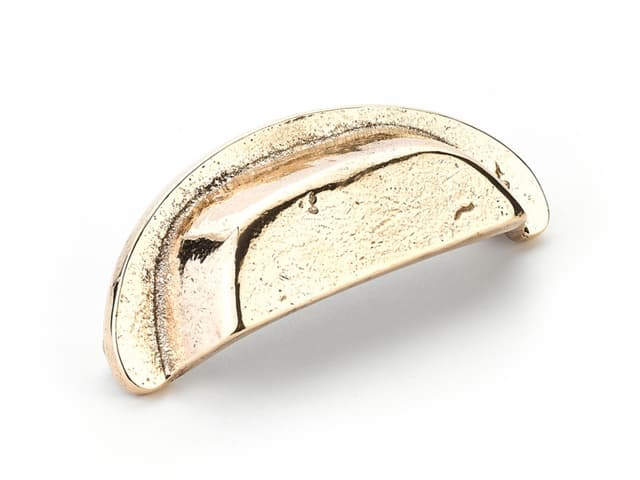 3-1/2" Mountain Cup Pull, Natural Bronze