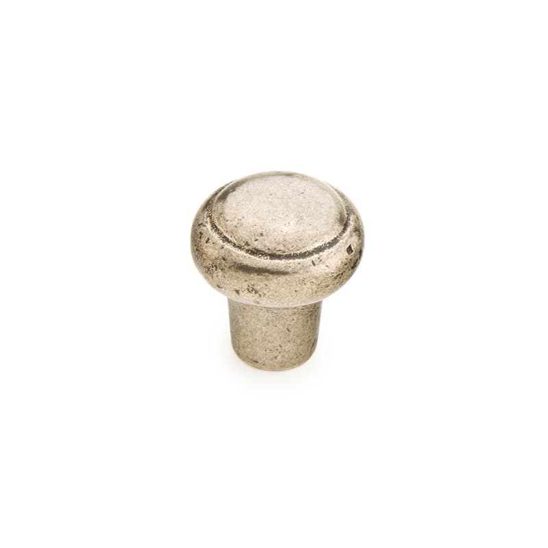 1-3/8" Mountain Round Cabinet Knob, Italian Nickel