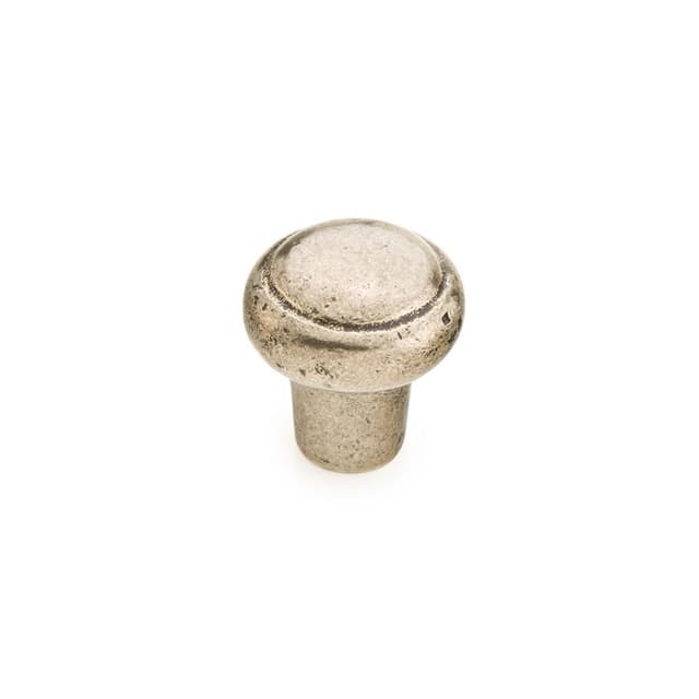 1-3/8" Mountain Round Cabinet Knob, Italian Nickel