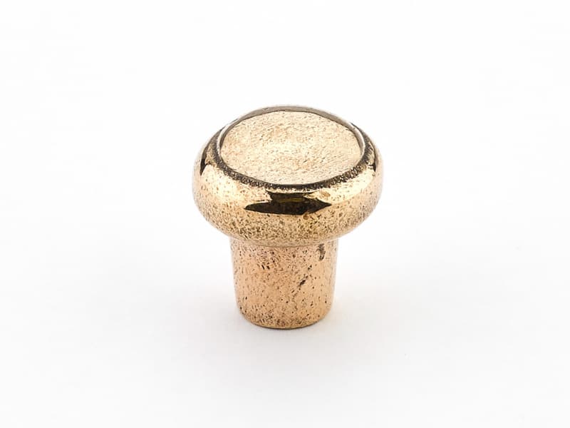 1-3/8" Mountain Round Cabinet Knob, Natural Bronze