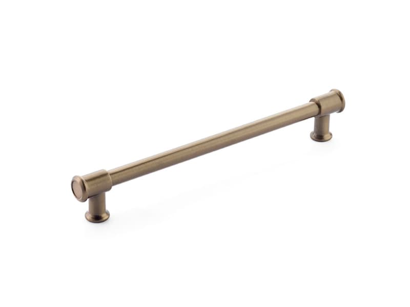 8" Steamworks Cabinet Pull, Brushed Bronze