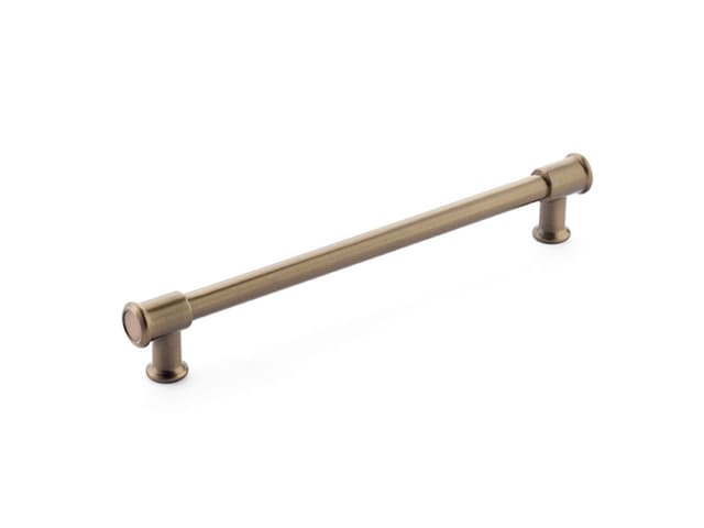8" Steamworks Cabinet Pull, Brushed Bronze