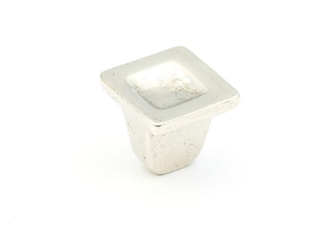 1-1/4" Vinci Cabinet Knob, Polished White Bronze