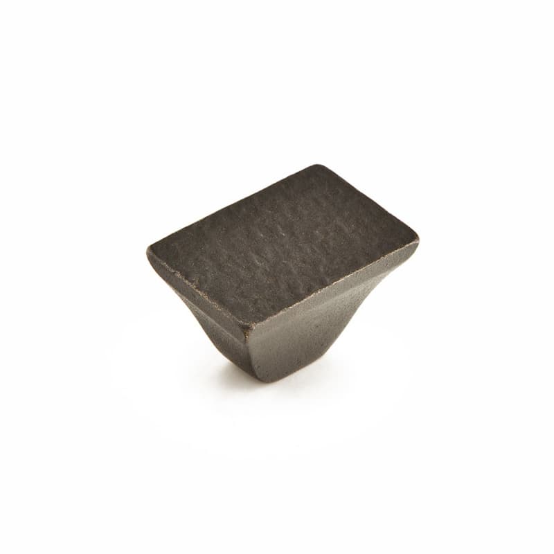 1-1/4" Vinci Rectangle Cabinet Knob, Black Bronze