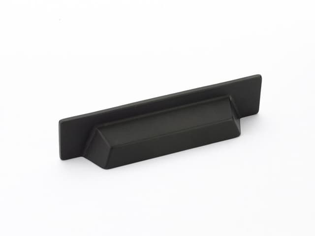 3-3/4" Vinci Cup Pull, Black Bronze