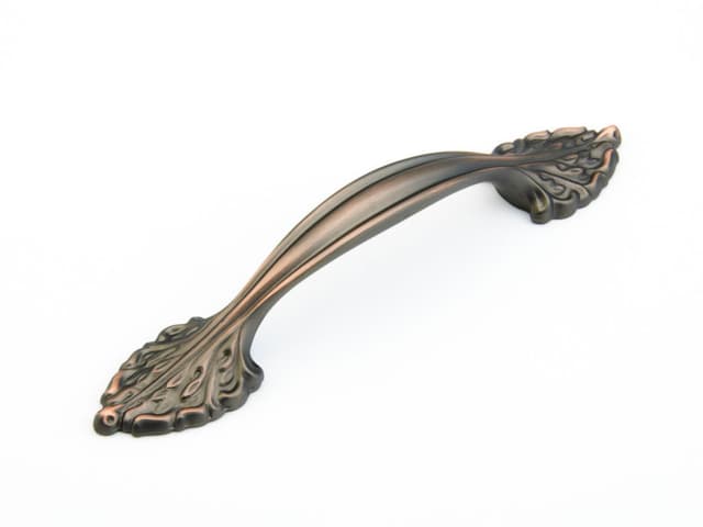 3-3/4" Corinthian Cabinet Pull, Michelangelo Bronze