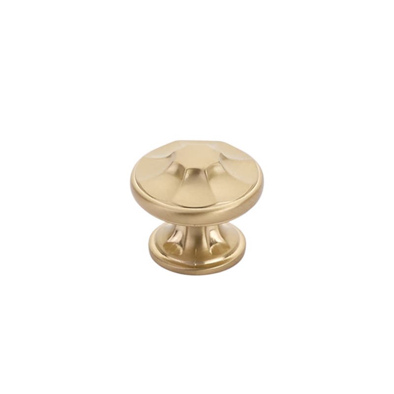 1-3/8" Empire Round Cabinet Knob, Matte Black