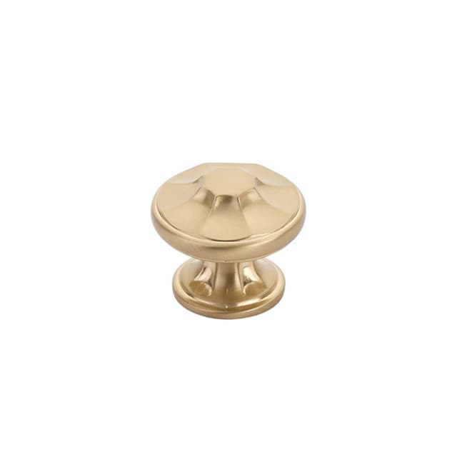 1-3/8" Empire Round Cabinet Knob, Matte Black