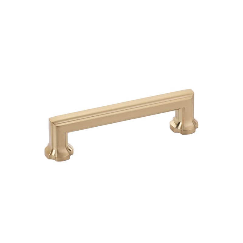 4" Empire Cabinet Pull, Signature Satin Brass
