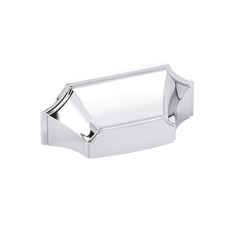 3" Empire Cup Pull, Polished Chrome