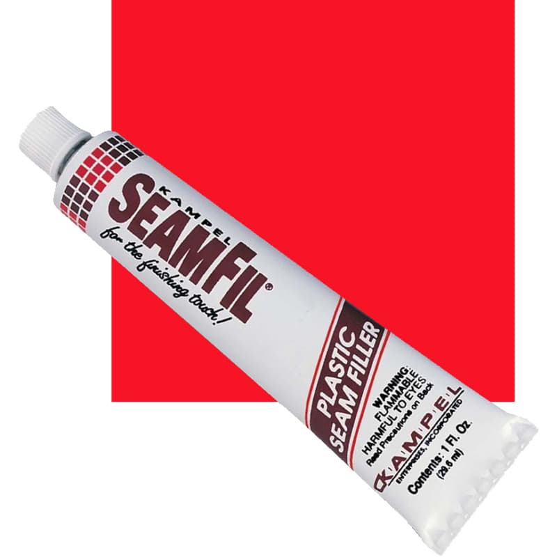 SeamFil Laminate Repair 1 oz Tube, Primary Red