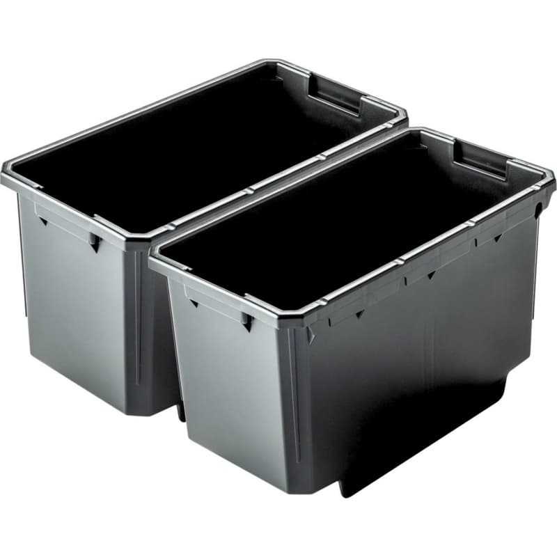MAKTRAK Organizer Bin Set, Deep Medium (2/Pack)