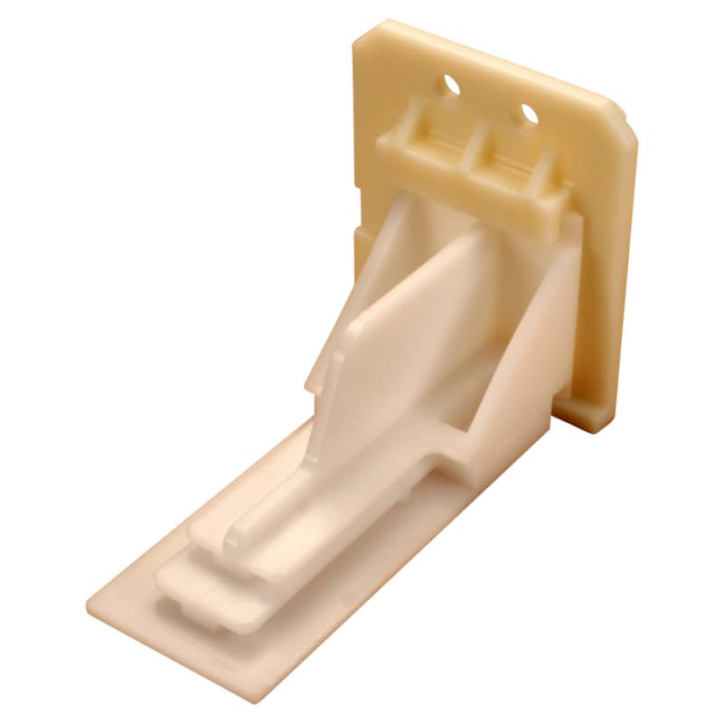 C-235-01 40mm - 44mm Right Adjustable Undermount Bracket, 10mm, Dowelled (400/Box)