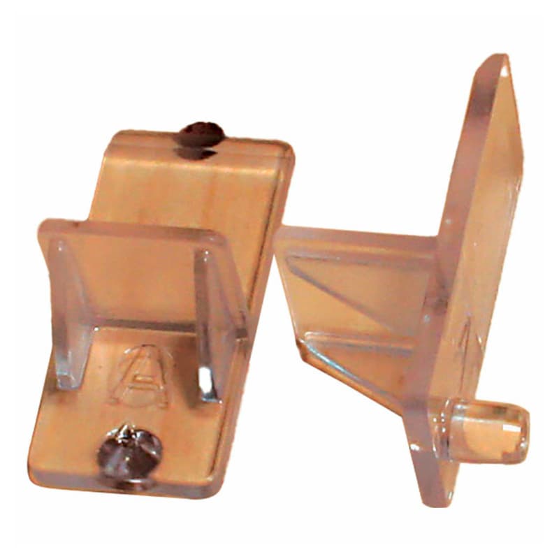 5mm Mullion Shelf Support Part A, Clear Finish