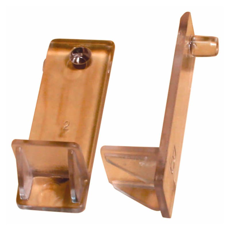 5mm Mullion Shelf Support Part B, Clear Finish