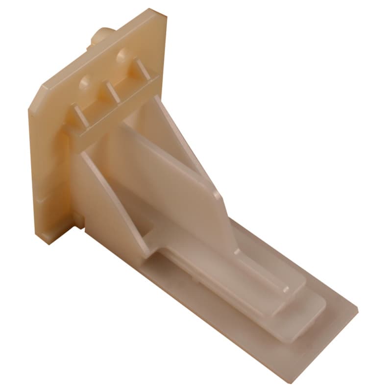 C-300-03 46mm - 50mm Right Adjustable Undermount Bracket, 10mm, Dowelled (100/Box)