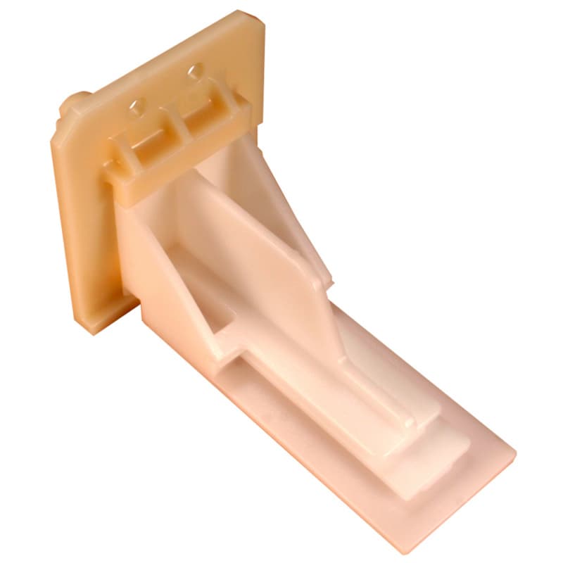 C-320-02 31mm - 35mm Left Adjustable Undermount Bracket, 10mm, Dowelled (100/Box)