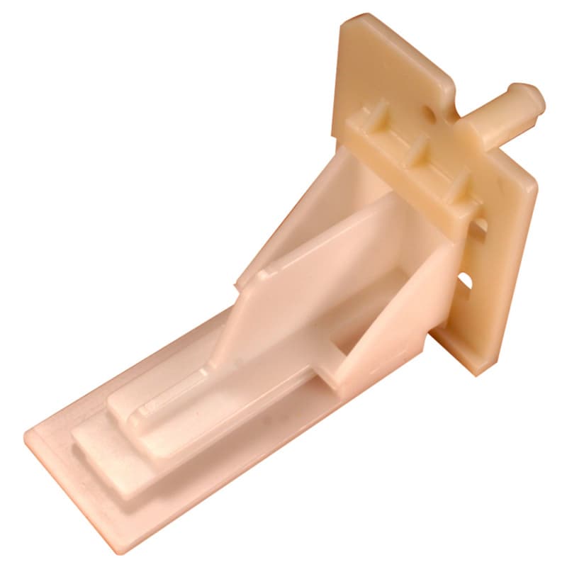 C-322-01 31mm - 35mm Right Adjustable Undermount Bracket, 8mm, Dowelled (400/Box)