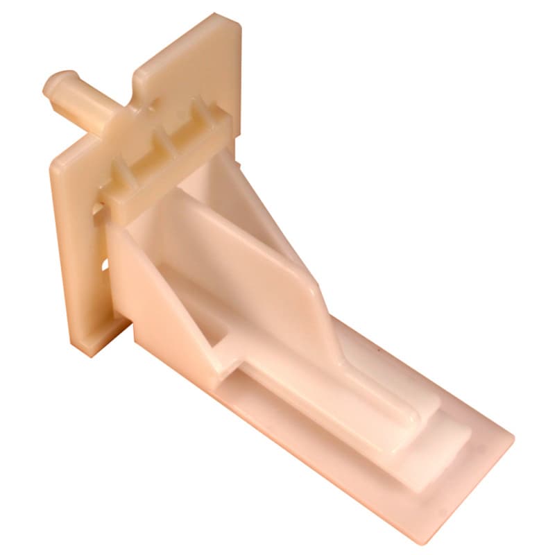 C-322 31mm - 35mm Left Adjustable Undermount Bracket, 8mm, Dowelled (400/Box)