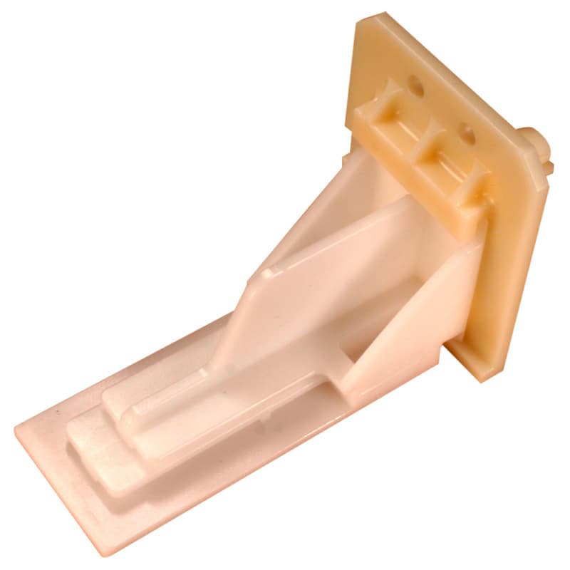 C-329-01 45mm - 49mm Right Adjustable Undermount Bracket, 10mm, Dowelled (400/Box)