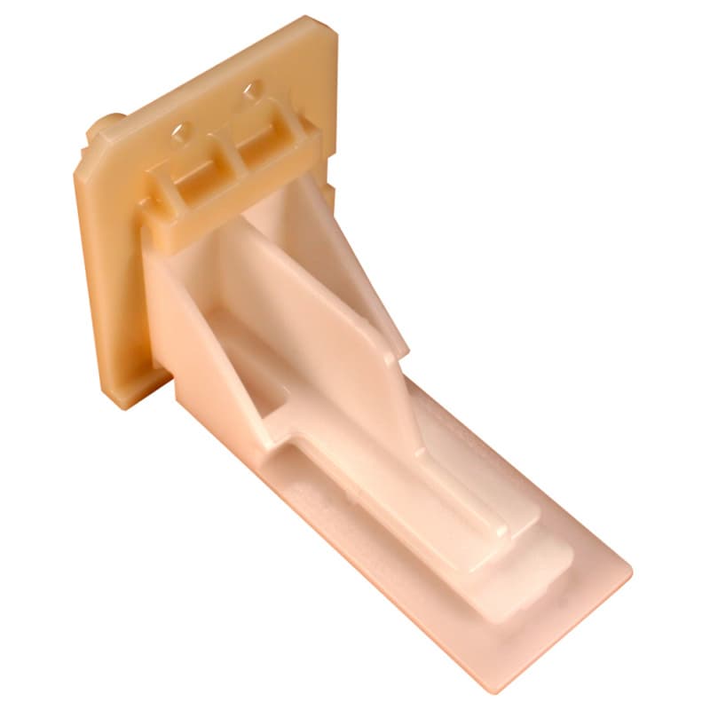 C-329 45mm - 49mm Left Adjustable Undermount Bracket, 10mm, Dowelled (400/Box)