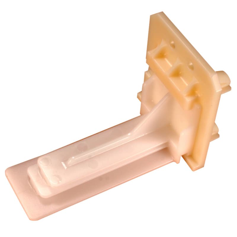 C-338-01 11mm - 39mm Right Adjustable Inset Undermount Bracket, 10mm, Dowelled (400/Box)