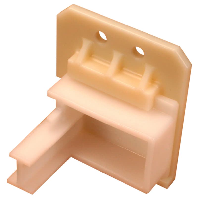 C-341-01 19mm - 23mm Right Adjustable Roller Undermount Bracket, 10mm, Dowelled (300/Box)