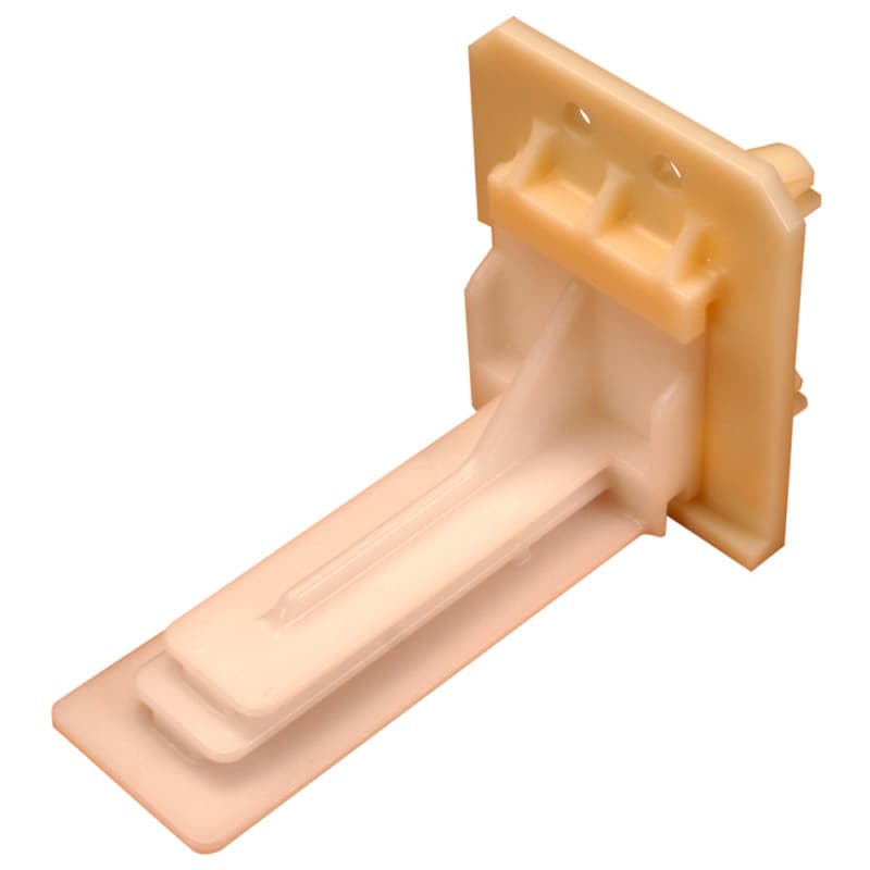 C-348-01 26mm - 39mm Right Adjustable Inset Undermount Bracket, 10mm, Dowelled (400/Box)