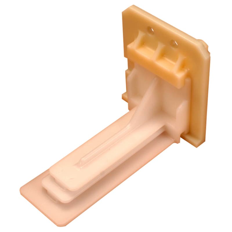 C-363-01 11mm - 39mm Right Adjustable Inset Undermount Bracket, 10mm, Dowelled (400/Box)