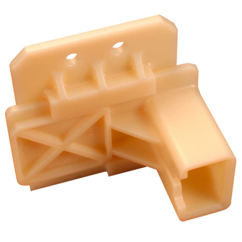 C-374 6mm - 22mm Left Adjustable Roller Undermount Bracket, 10mm, Dowelled (300/Box)