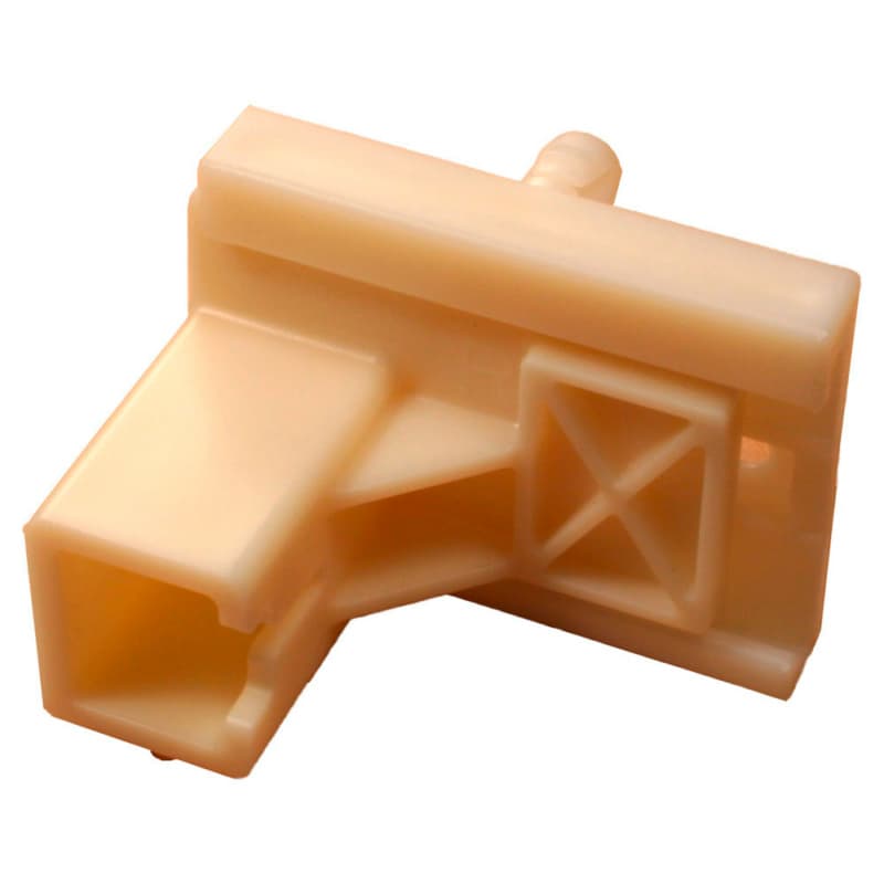 C-403-01 8mm - 24mm Right Adjustable Roller Undermount Bracket, 8mm, Dowelled (300/Box)