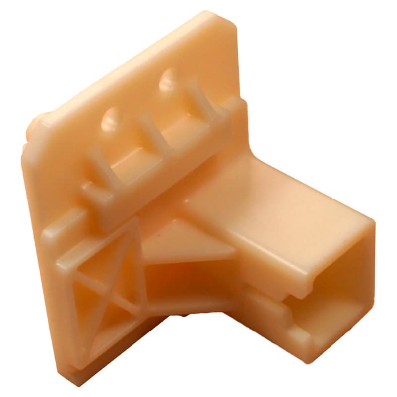 C-405 6mm - 22mm Left Adjustable Roller Undermount Bracket, 10mm, Dowelled (300/Box)